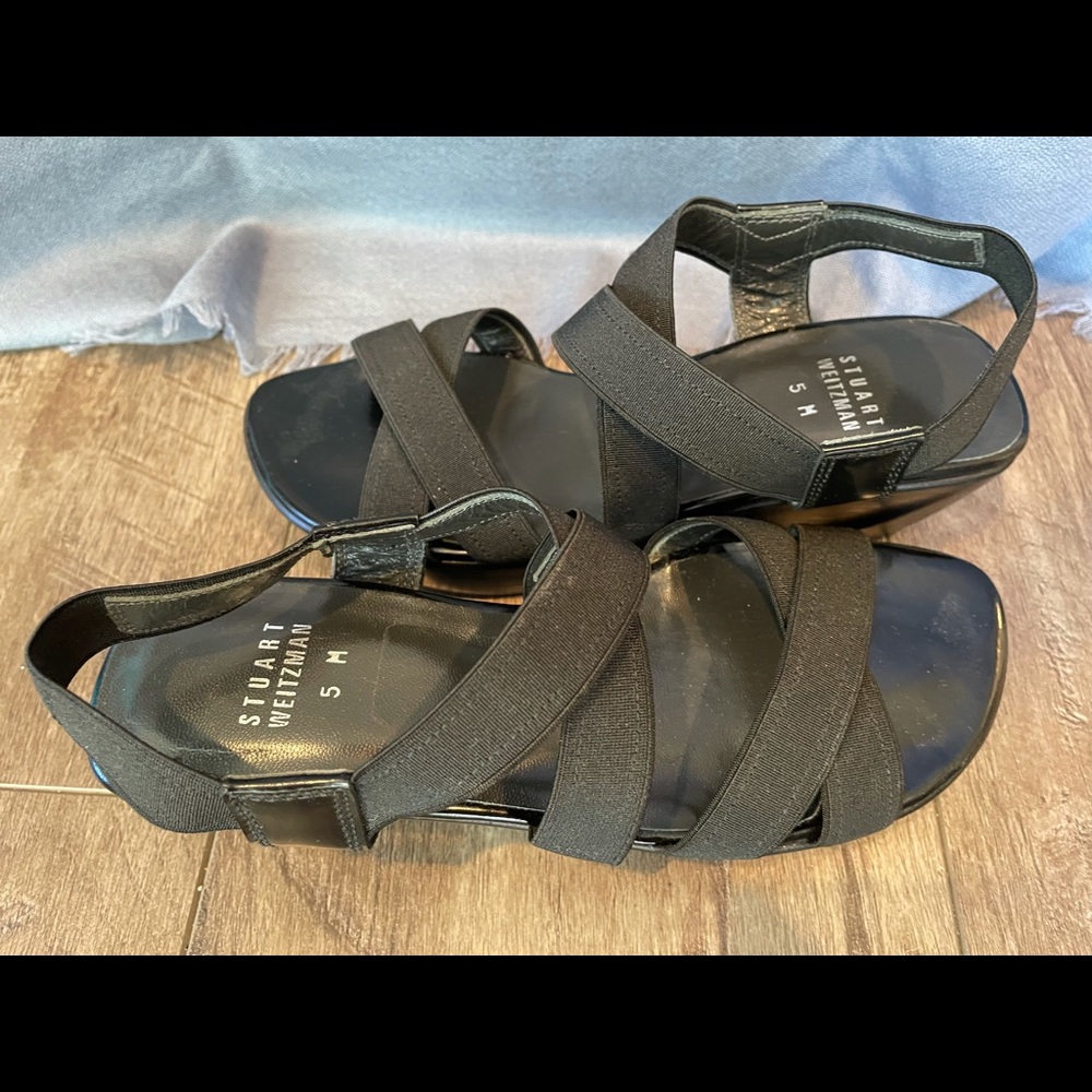 Stuart Weitzman Strappy Platforms - image 4